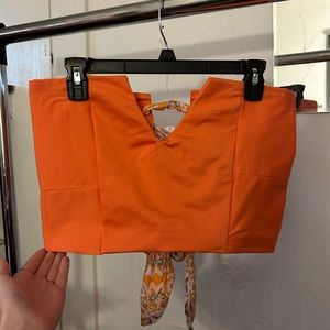 Orange Corset